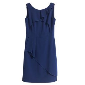 BCBGMaxazria Royal Blue Sleeveless Knee Length Dress Size 8